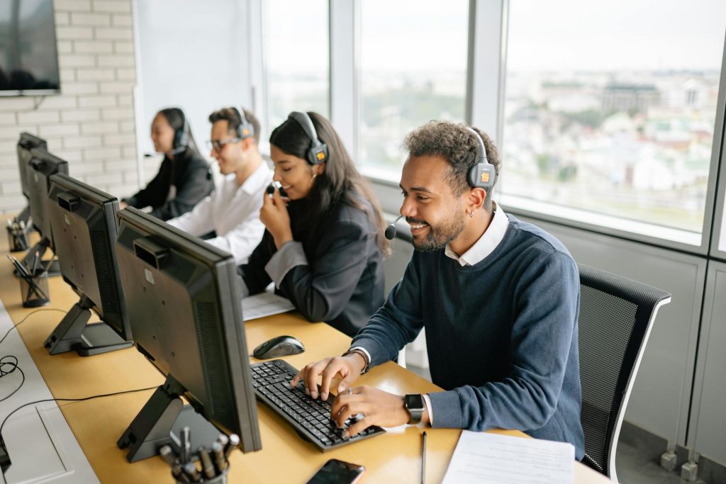 collections agents engaging in positive interactions with debtors