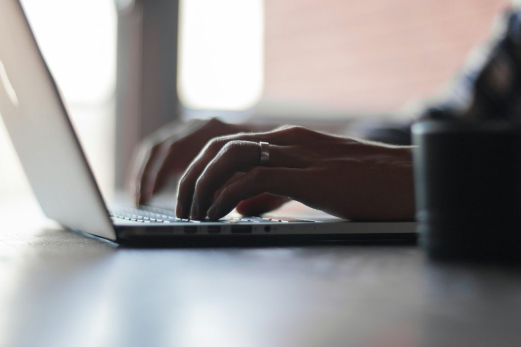 marketing team member working at personal injury law firm