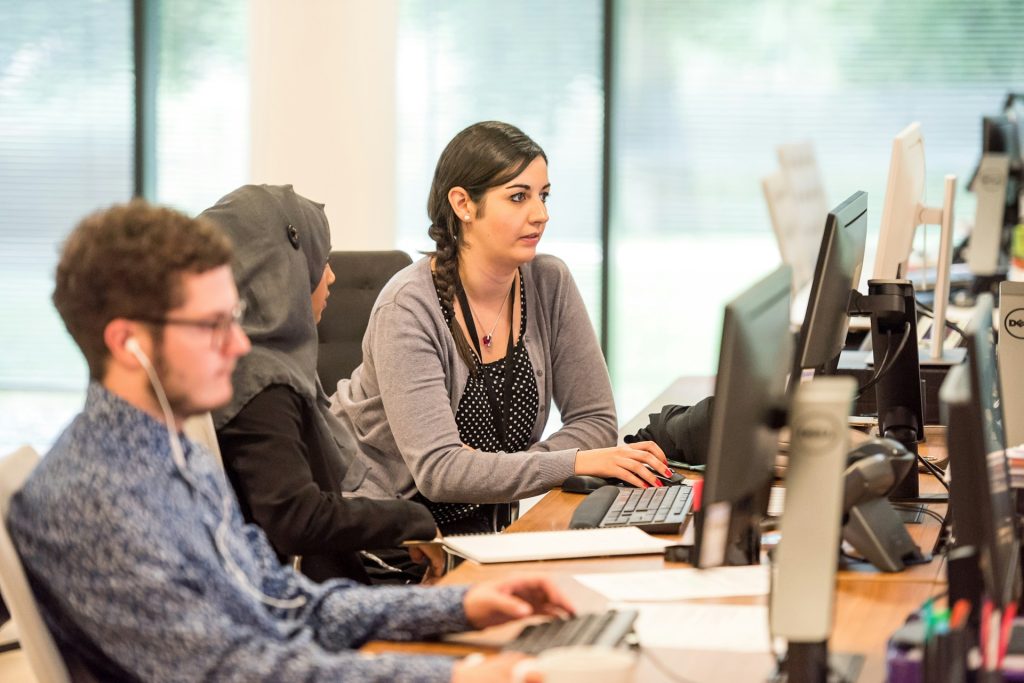 Marketing team at law firm using AI to craft better campaigns