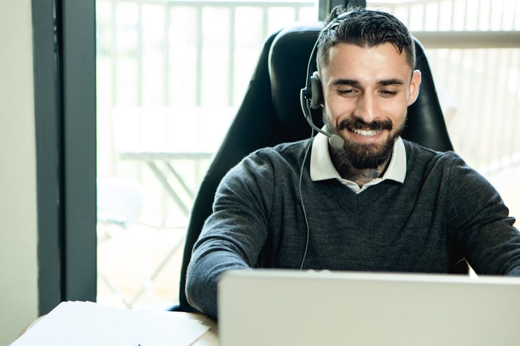 sales professional feeling confident thanks to windows and doors digital marketing efforts
