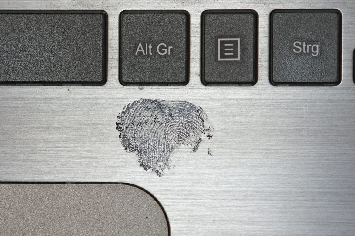 fingerprint on laptop keyboard synthetic fraud solutions
