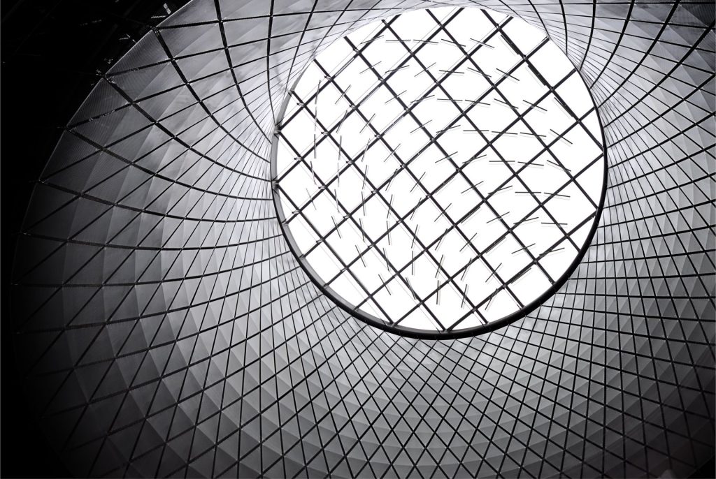 birds-eye view of architecture representing the perpetual KYC process